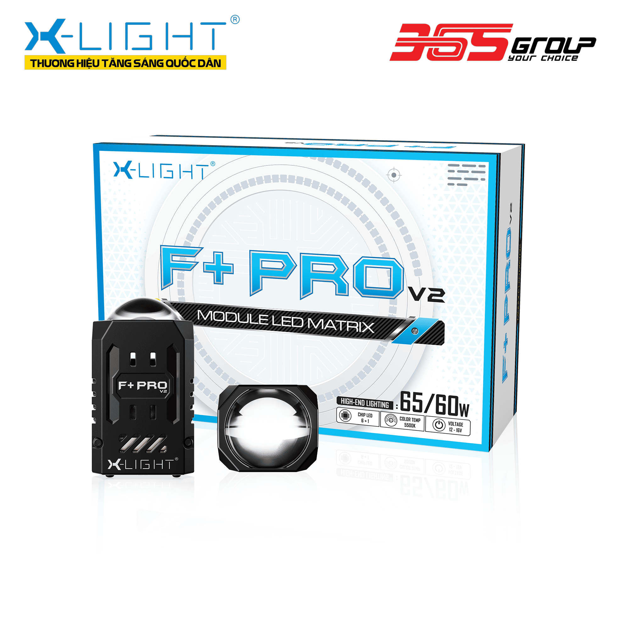 ĐÈN BI LED X-LIGHT F+ PRO - THẾ HỆ THỨ 2